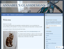 Tablet Screenshot of annabelsglassdesigns.wordpress.com