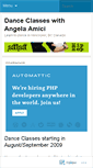 Mobile Screenshot of angeladance.wordpress.com