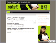 Tablet Screenshot of angeladance.wordpress.com