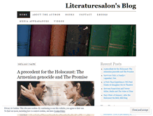 Tablet Screenshot of literaturesalon.wordpress.com
