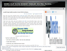 Tablet Screenshot of modelbajubatikmodernterbaru2012.wordpress.com