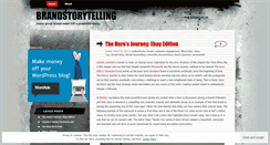 Desktop Screenshot of brandstorytelling.wordpress.com