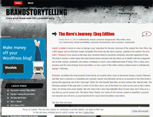 Tablet Screenshot of brandstorytelling.wordpress.com