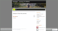Desktop Screenshot of himsagar.wordpress.com
