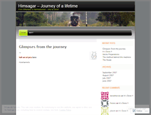 Tablet Screenshot of himsagar.wordpress.com