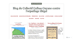 Desktop Screenshot of collectifgalbaoguyane.wordpress.com