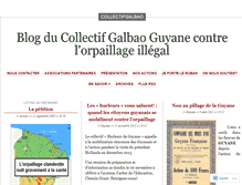 Tablet Screenshot of collectifgalbaoguyane.wordpress.com