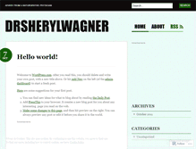 Tablet Screenshot of drsherylwagner.wordpress.com