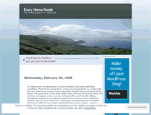 Tablet Screenshot of everyhomeready.wordpress.com