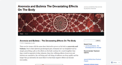 Desktop Screenshot of anorexiaandbulimiatips.wordpress.com
