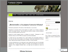 Tablet Screenshot of fantasiaurbana.wordpress.com