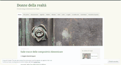 Desktop Screenshot of donnedellarealta.wordpress.com