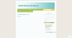 Desktop Screenshot of aauwohwesterville.wordpress.com