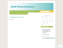 Tablet Screenshot of aauwohwesterville.wordpress.com