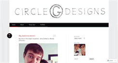 Desktop Screenshot of circlegdesigns.wordpress.com