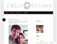 Tablet Screenshot of circlegdesigns.wordpress.com