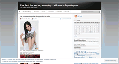 Desktop Screenshot of lepaking.wordpress.com