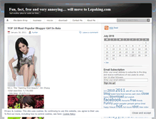 Tablet Screenshot of lepaking.wordpress.com
