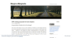 Desktop Screenshot of marginomarginalia.wordpress.com