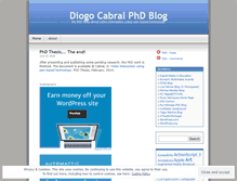 Tablet Screenshot of diogocabralphd.wordpress.com