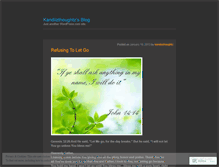 Tablet Screenshot of kandiizthoughtz.wordpress.com