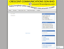 Tablet Screenshot of crescent18.wordpress.com