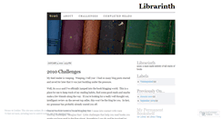 Desktop Screenshot of librarinth.wordpress.com