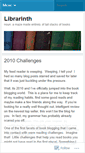 Mobile Screenshot of librarinth.wordpress.com