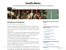 Tablet Screenshot of koulflo.wordpress.com