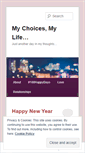 Mobile Screenshot of mychoicesmylife.wordpress.com
