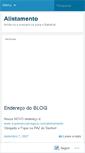 Mobile Screenshot of alistamento.wordpress.com