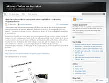 Tablet Screenshot of aksiom.wordpress.com