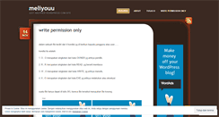Desktop Screenshot of meliyouu.wordpress.com