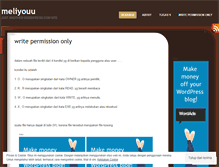 Tablet Screenshot of meliyouu.wordpress.com