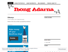 Tablet Screenshot of ibongadarna6.wordpress.com