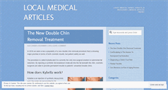 Desktop Screenshot of localmedicalarticles.wordpress.com