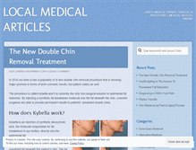 Tablet Screenshot of localmedicalarticles.wordpress.com
