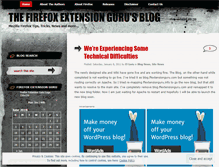 Tablet Screenshot of ffextensionguru.wordpress.com