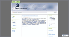 Desktop Screenshot of adeptrisnav.wordpress.com