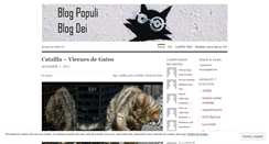 Desktop Screenshot of blogpopuliblogdei.wordpress.com