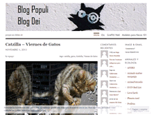 Tablet Screenshot of blogpopuliblogdei.wordpress.com