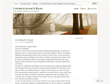 Tablet Screenshot of lawrenceook.wordpress.com