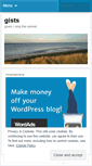 Mobile Screenshot of gists.wordpress.com