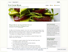 Tablet Screenshot of eatcookread.wordpress.com