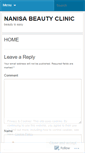 Mobile Screenshot of nanisabeautyclinic.wordpress.com
