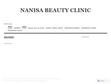 Tablet Screenshot of nanisabeautyclinic.wordpress.com