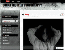 Tablet Screenshot of donnamichellephoto.wordpress.com