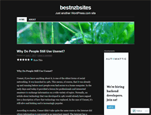 Tablet Screenshot of bestnzbsites.wordpress.com