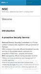 Mobile Screenshot of nscsecurity.wordpress.com