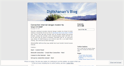 Desktop Screenshot of didikhanan.wordpress.com